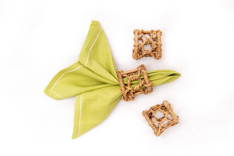 Buy Natural Fiber Napkin Rings | Set of 6 | Shop Verified Sustainable Table Decor on Brown Living™