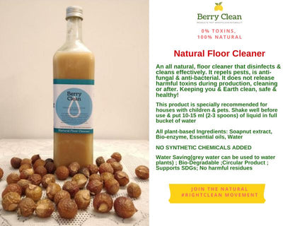 Natural Floor Cleaner – Cleaning Products on Brown Living™. SKU: 162 - 17909 - BCSFL1000. Img 2.