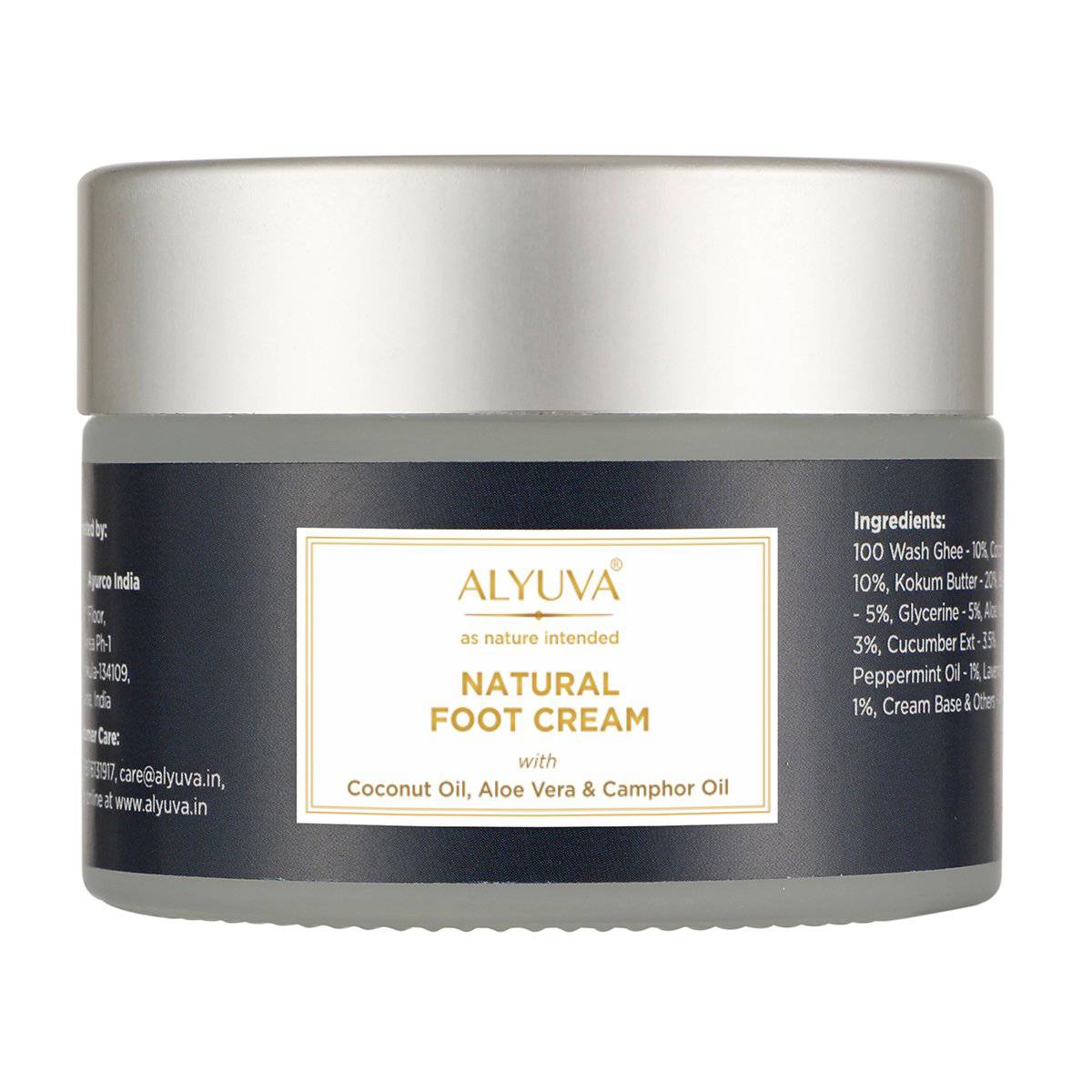 Natural Foot Cream for Feet Relaxation & Cracked Heels - 50gm | Verified Sustainable by Brown Living™