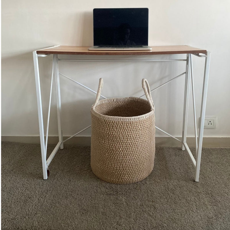 Buy Natural jute Basket | Medium Size | Shop Verified Sustainable Products on Brown Living