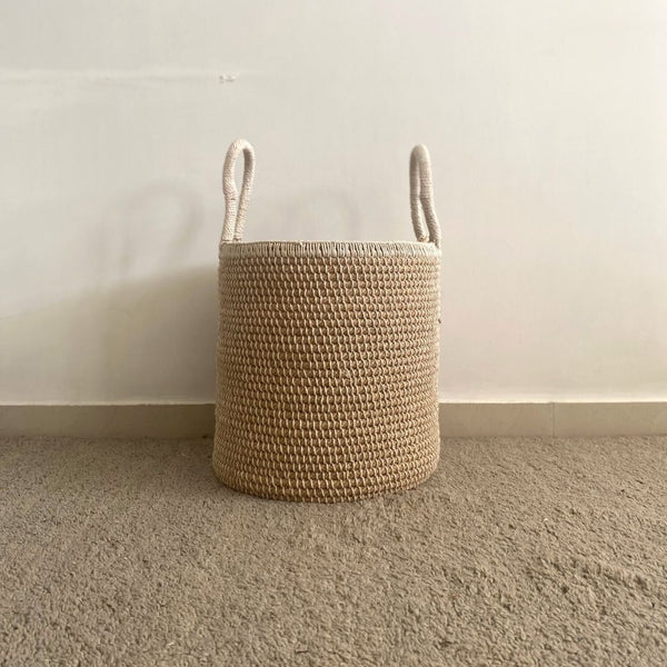 Buy Natural jute Basket | Medium Size | Shop Verified Sustainable Products on Brown Living