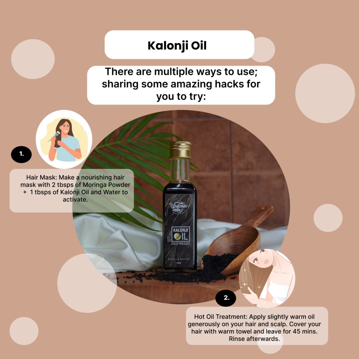 Natural Kalonji Oil - 100 ml | Verified Sustainable by Brown Living™