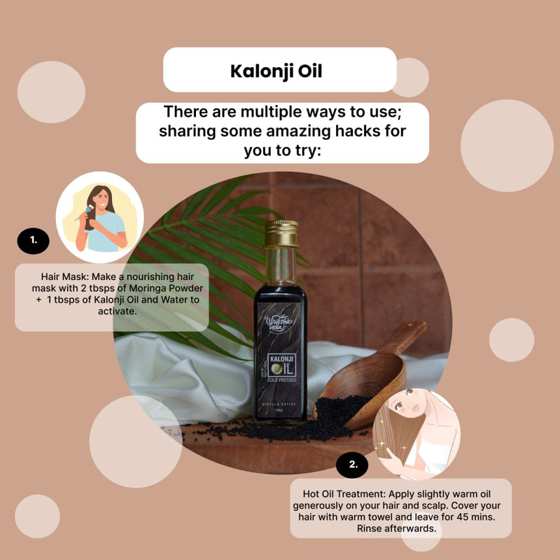 Buy Natural Kalonji Oil- 100 ml | Shop Verified Sustainable Hair Oil on Brown Living™