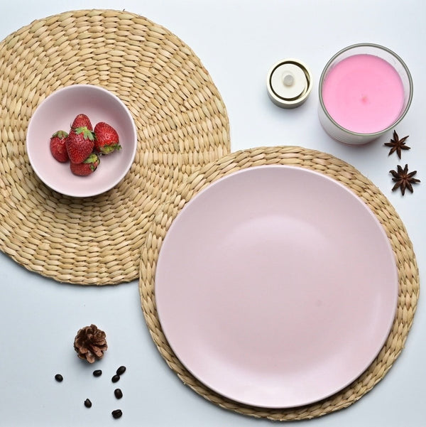 Buy Natural Kauna Grass Round Placemat | Shop Verified Sustainable Products on Brown Living