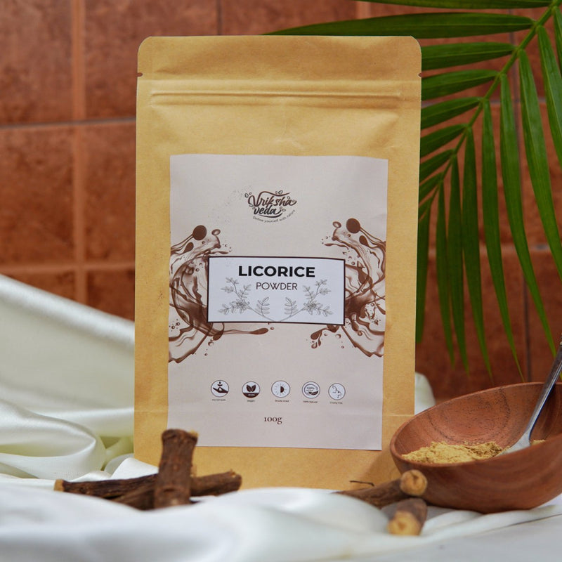 Natural Licorice Powder - 100 g | Verified Sustainable by Brown Living™