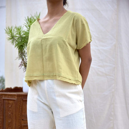 Natural Lime |Take - It - Easy Top | Verified Sustainable by Brown Living™