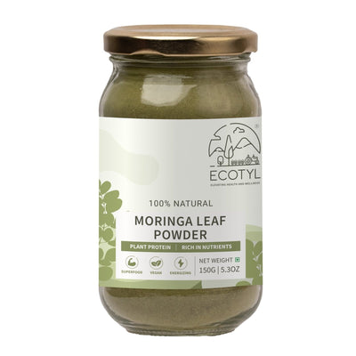 Natural Moringa Leaf Multi - Vitamin Powder - 150g – Powder Drink Mixes on Brown Living™. SKU: ESFMP0UG180. Img 5.