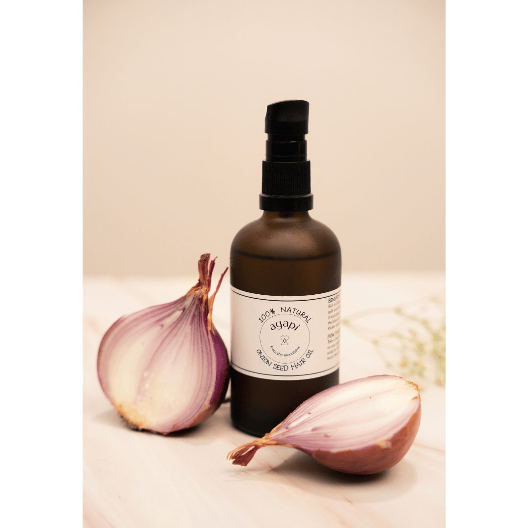 Natural Onion Seed Hair Oil - 100ml | Verified Sustainable by Brown Living™