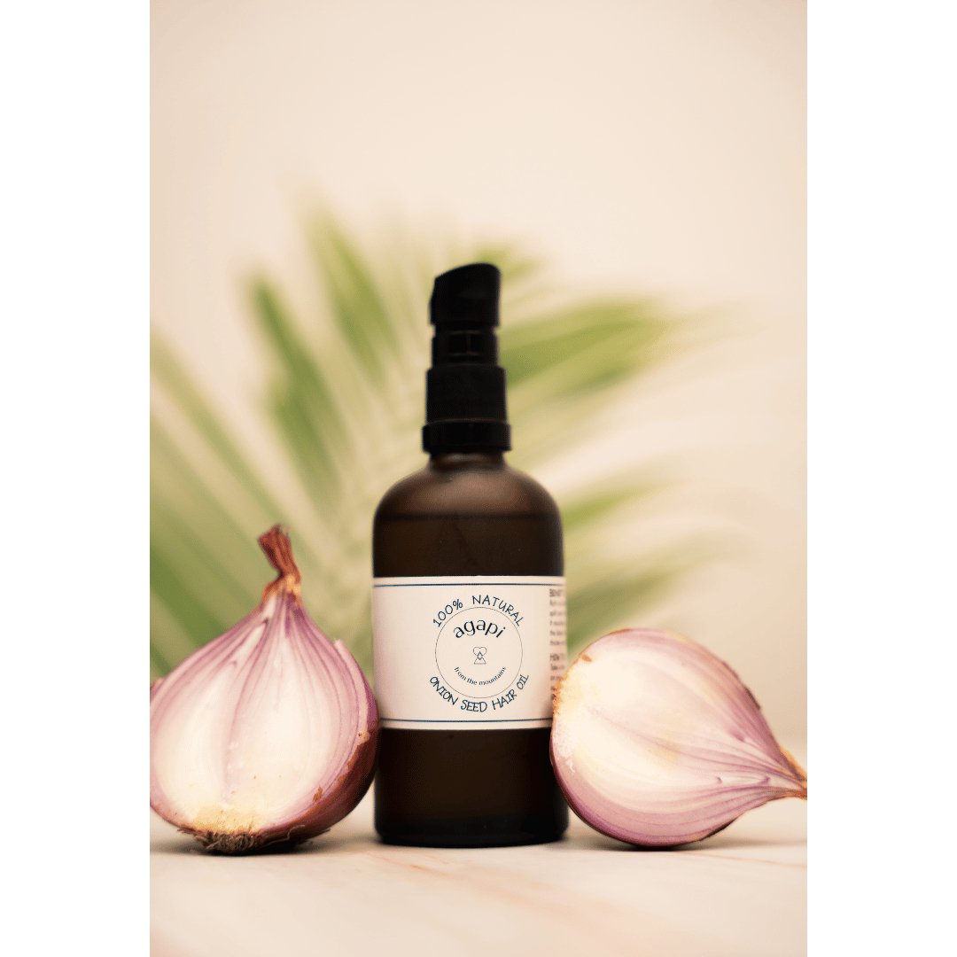 Natural Onion Seed Hair Oil - 100ml | Verified Sustainable by Brown Living™