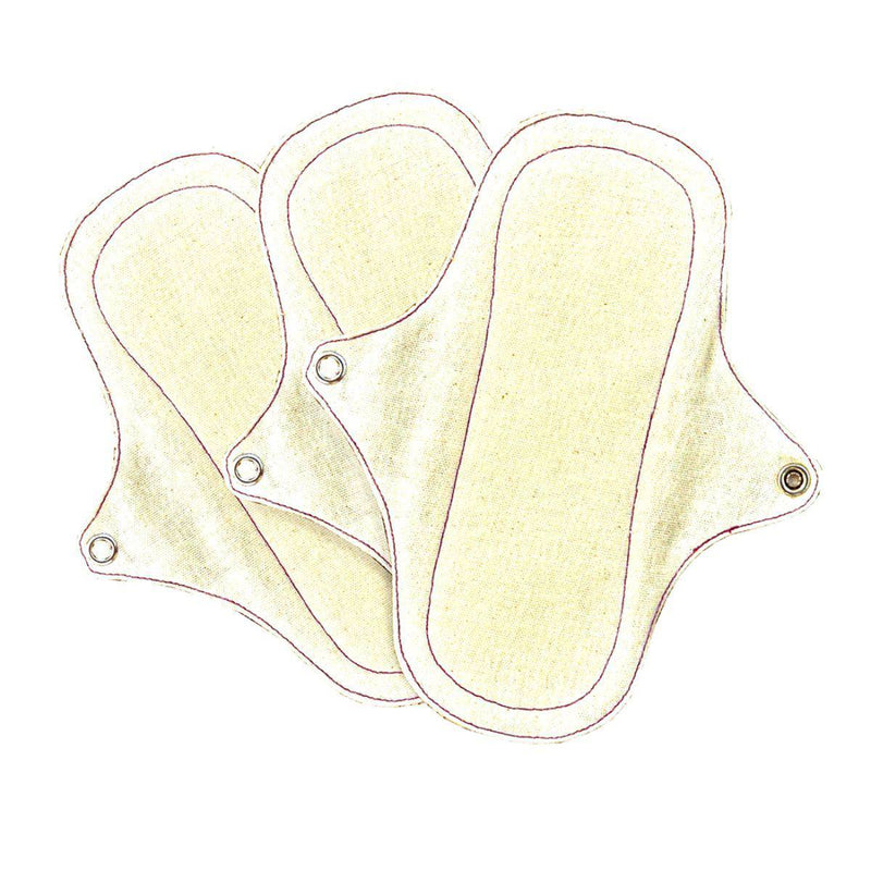 Buy Natural Organic Pantyliners Without PUL (Pack of 3) | Shop Verified Sustainable Sanitary Pad on Brown Living™