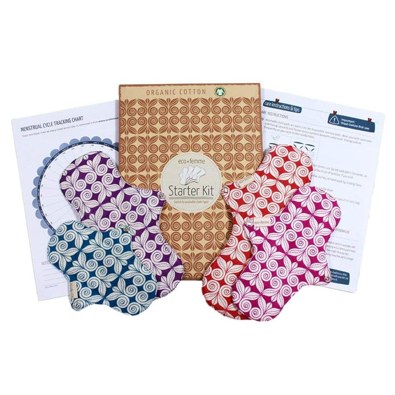 Buy Natural Organic Starter Kit (Pack of 4) | Shop Verified Sustainable Sanitary Pad on Brown Living™