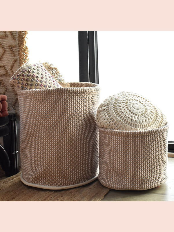Buy Natural Serenity Basket (Set of 2) | Shop Verified Sustainable Baskets & Boxes on Brown Living™