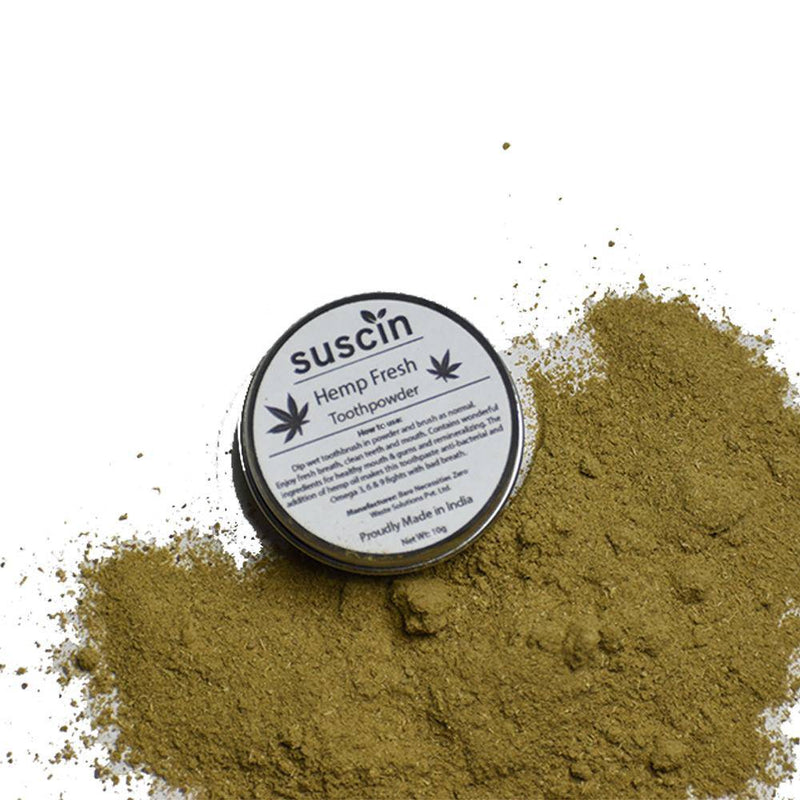Buy Natural ToothPowder Hemp Away - 10g | Shop Verified Sustainable Products on Brown Living