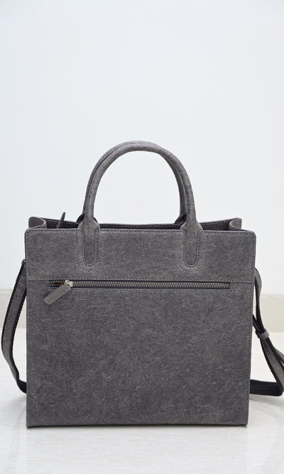 Natural Tote Bag | Made of Coconut Leather – Womens Handbag on Brown Living™. SKU: ZK1. Img 5.