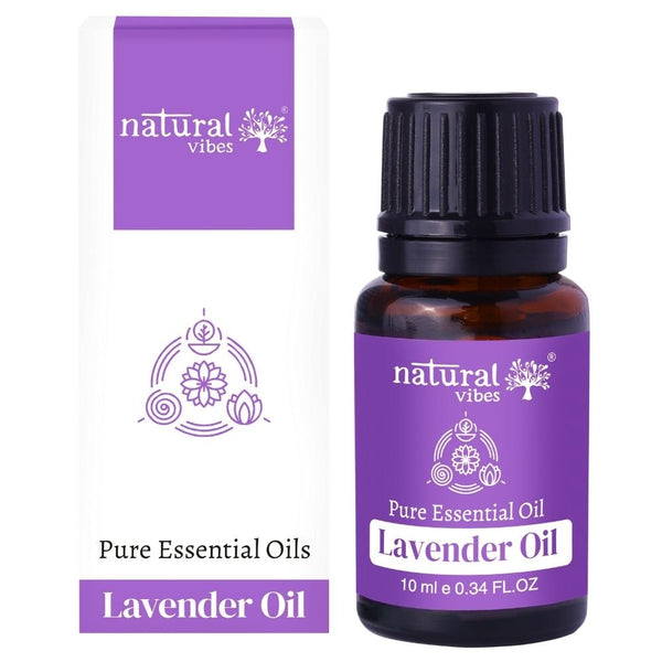 Buy Lavender Pure Essential Oil for Sleep, Stress Relief, Acne & Hair Fall | 10 ml | Shop Verified Sustainable Essential Oils on Brown Living™