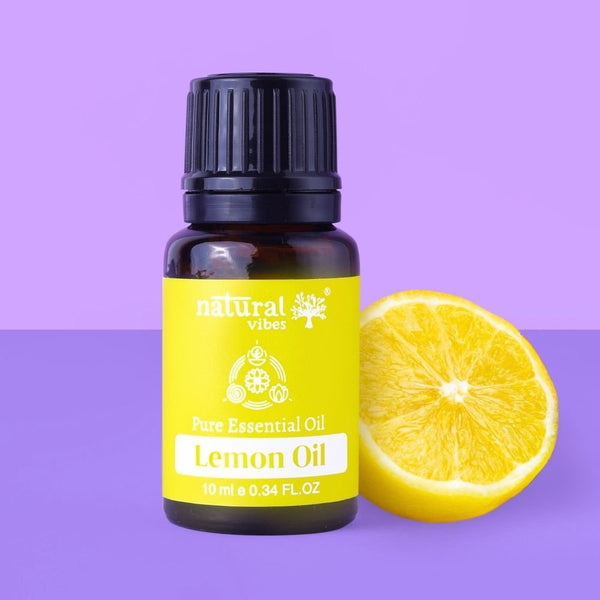 Buy Lemon Pure Essential Oil for Acne, Blackheads & Dandruff | 10 ml | Shop Verified Sustainable Essential Oils on Brown Living™