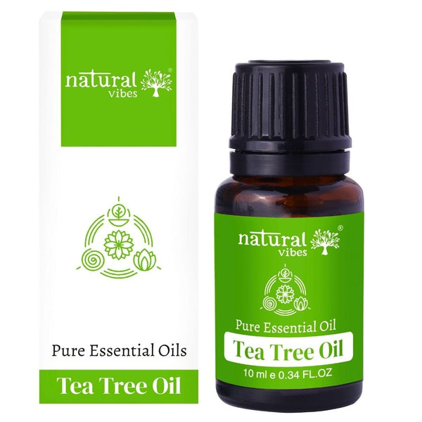 Buy Tea Tree Pure Essential Oil for Acne, Dandruff & Hair Fall | 10 ml | Shop Verified Sustainable Essential Oils on Brown Living™