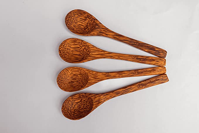 Buy Natural Wooden Spoons (Pack of 2) | Shop Verified Sustainable Table Decor on Brown Living™