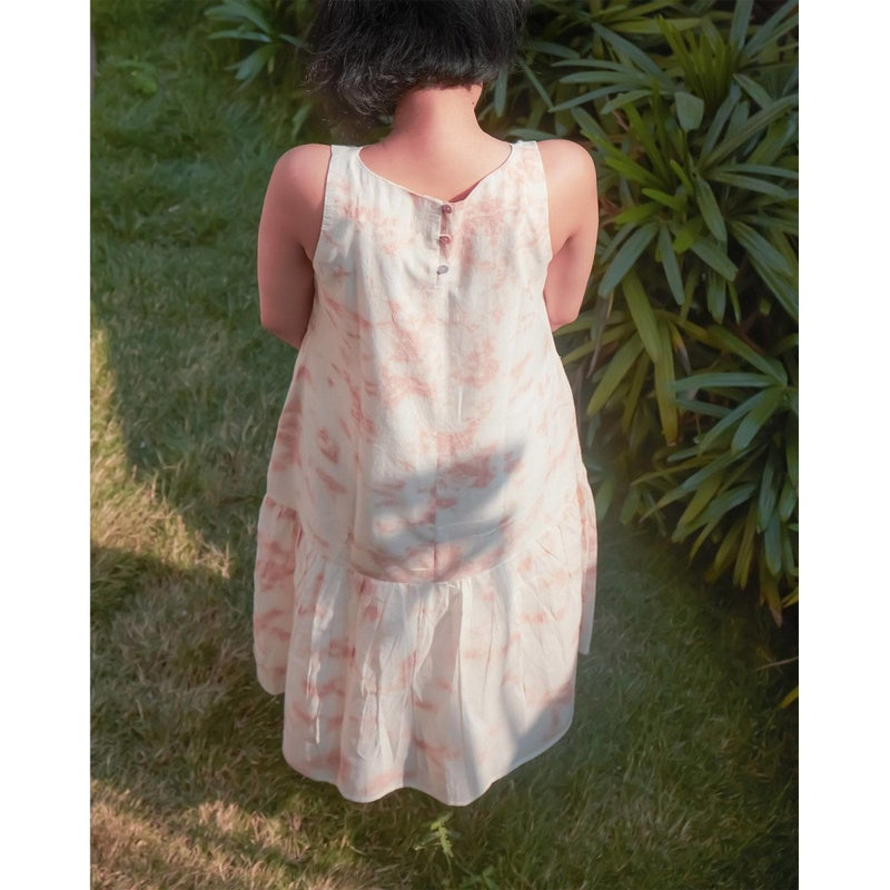 Buy Naturally Dyed Cloudy Coco Dress | Shop Verified Sustainable Womens Dress on Brown Living™