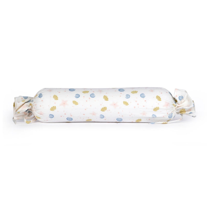 Buy Naturally Dyed Organic Cotton Bolsters- Sea of Dreams | Shop Verified Sustainable Baby Bed Protectors on Brown Living™