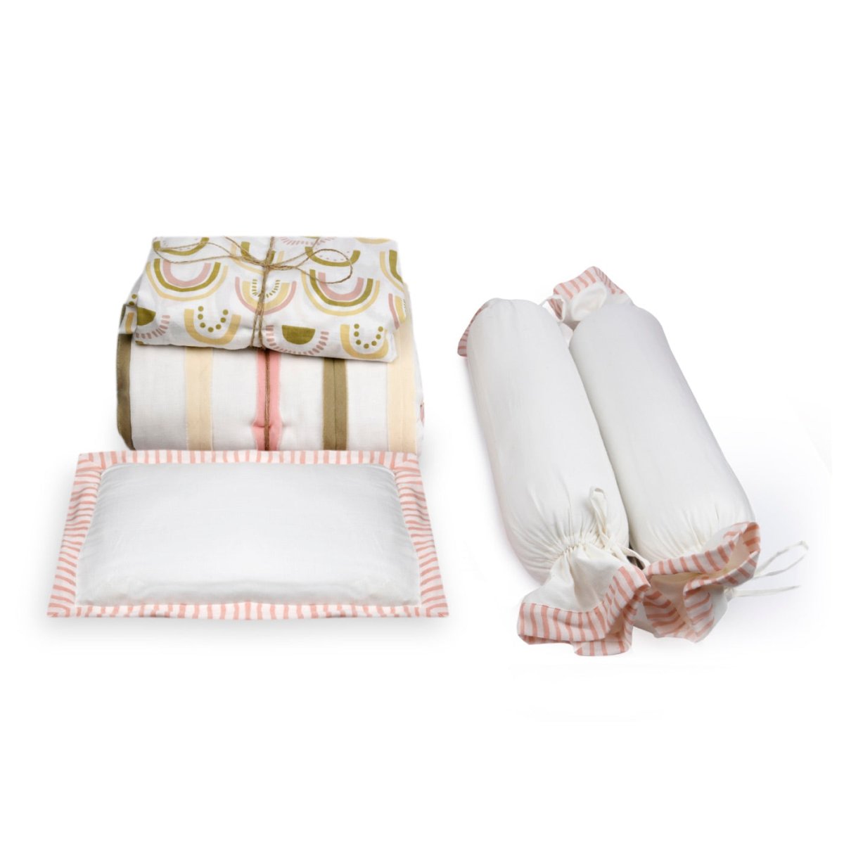 Naturally Dyed Organic Cotton Crib Set - You are my Sunshine | Verified Sustainable by Brown Living™