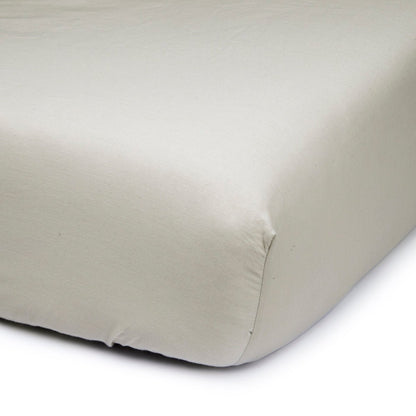 Naturally Dyed Organic Cotton Fitted Sheet - Ziggity Zaggity | Verified Sustainable by Brown Living™