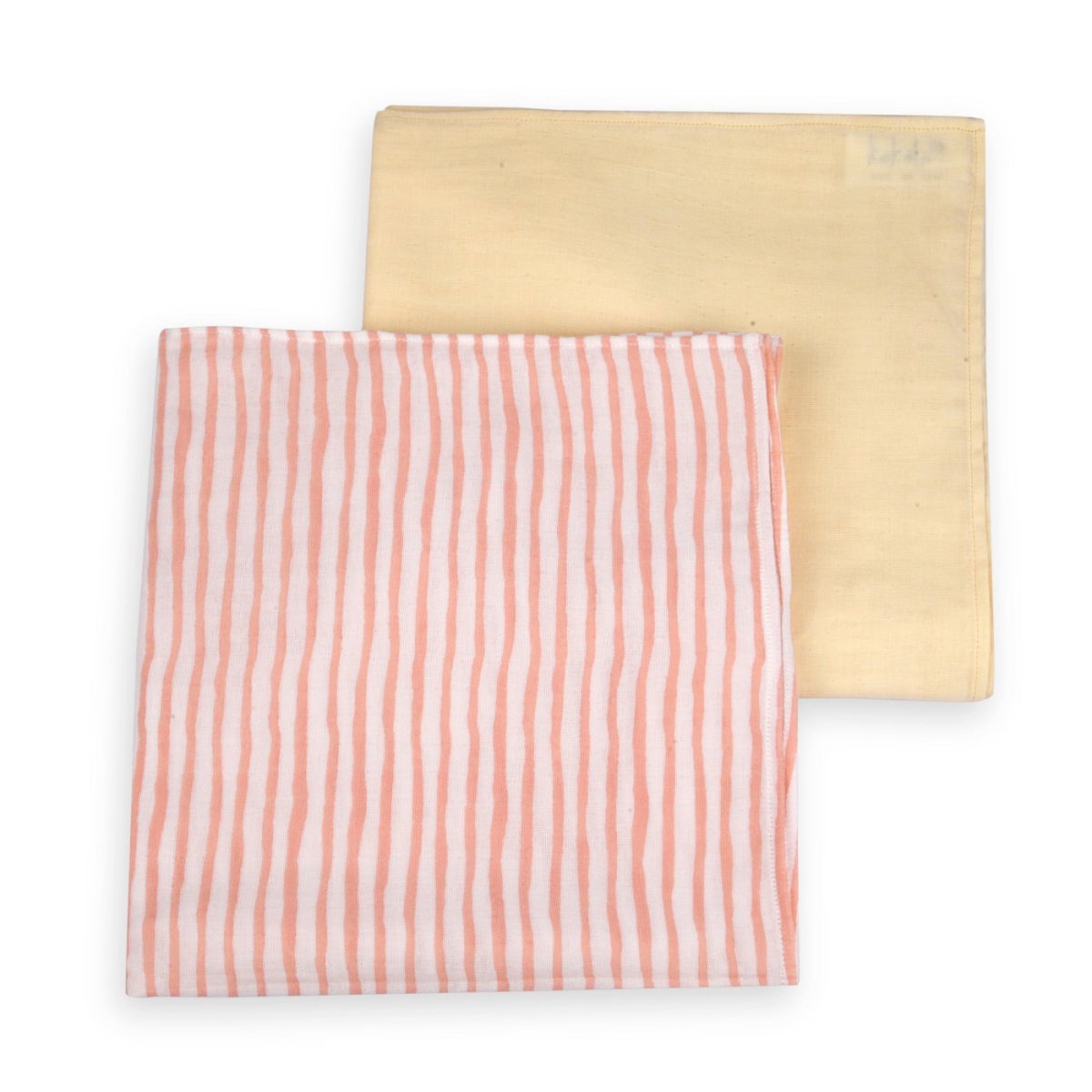 Naturally Dyed Organic Muslin Blanket & Swaddles (Set of 3) - You are my Sunshine | Verified Sustainable by Brown Living™