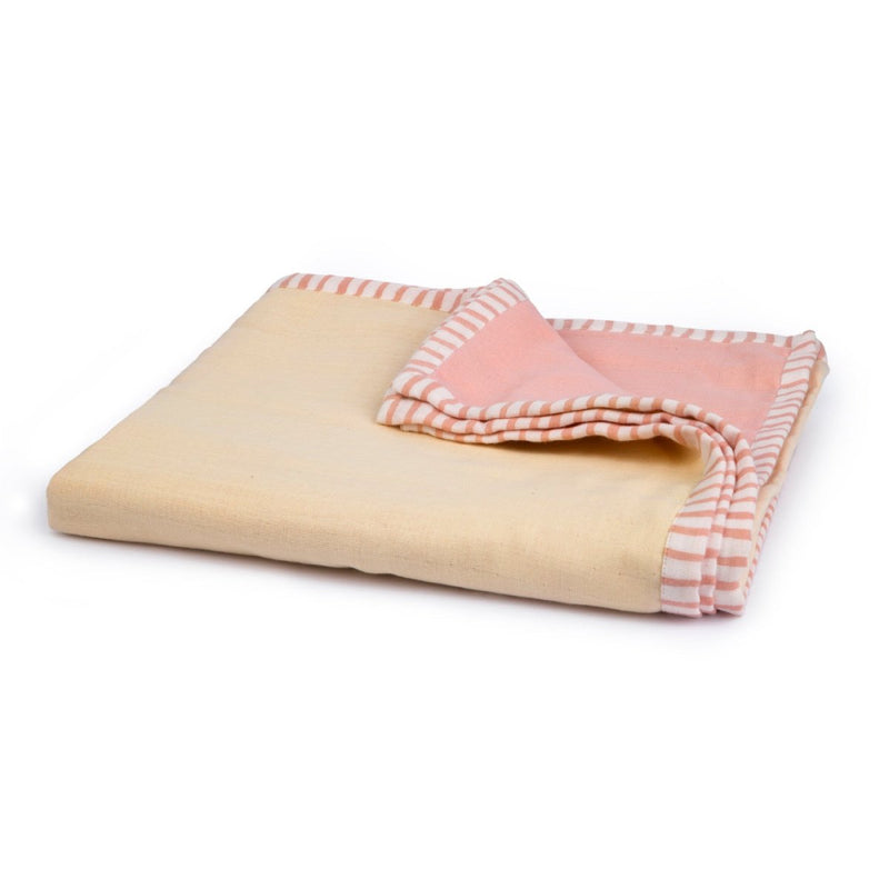Buy Naturally Dyed Organic Muslin Blanket- You are my Sunshine | Shop Verified Sustainable Products on Brown Living