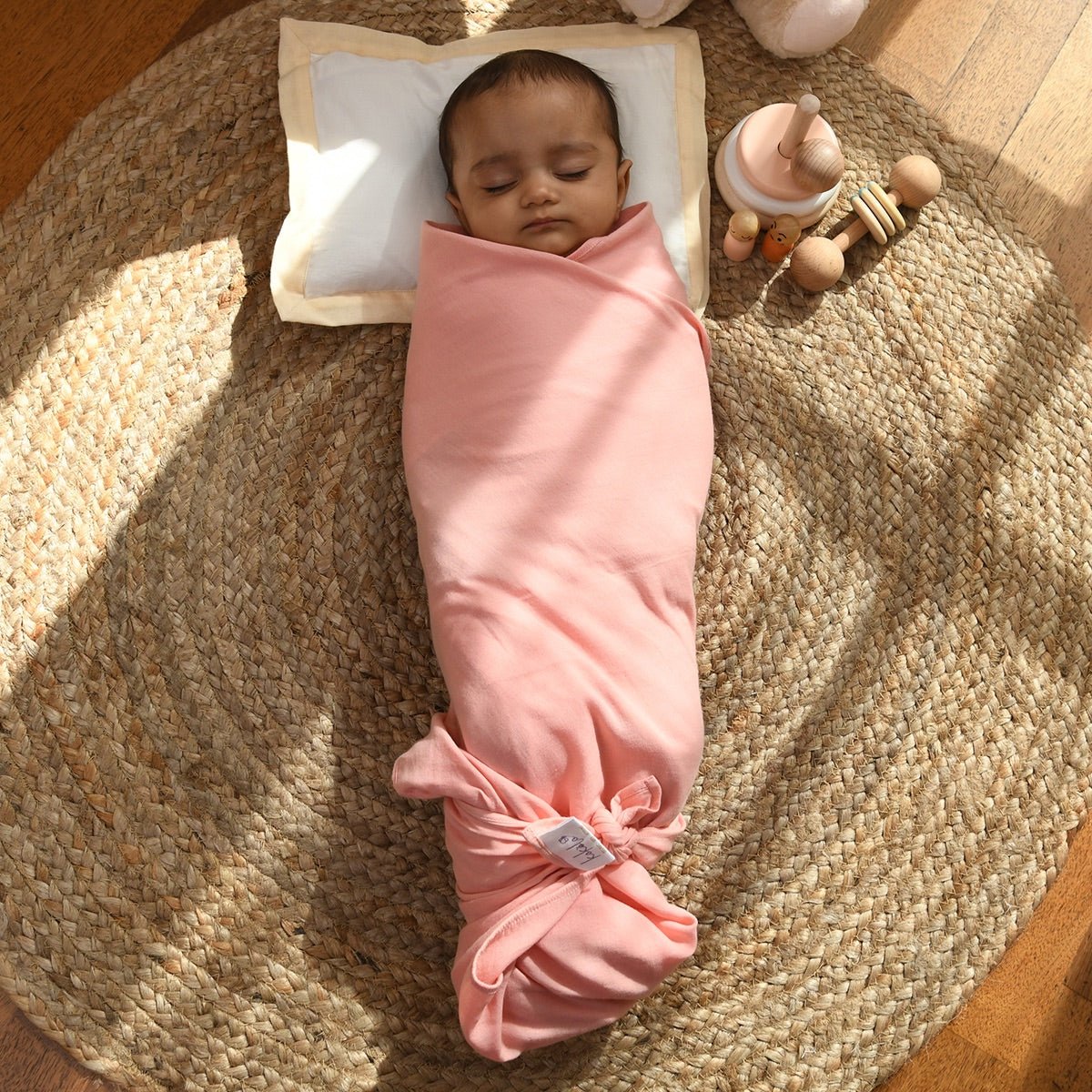 Naturally Dyed Organic Muslin Swaddles (Set of 2) - You are my Sunshine | Verified Sustainable by Brown Living™