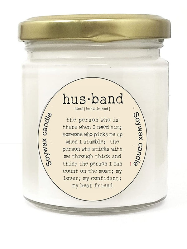 Buy Naturals Scented Candle- Husband | Shop Verified Sustainable Products on Brown Living