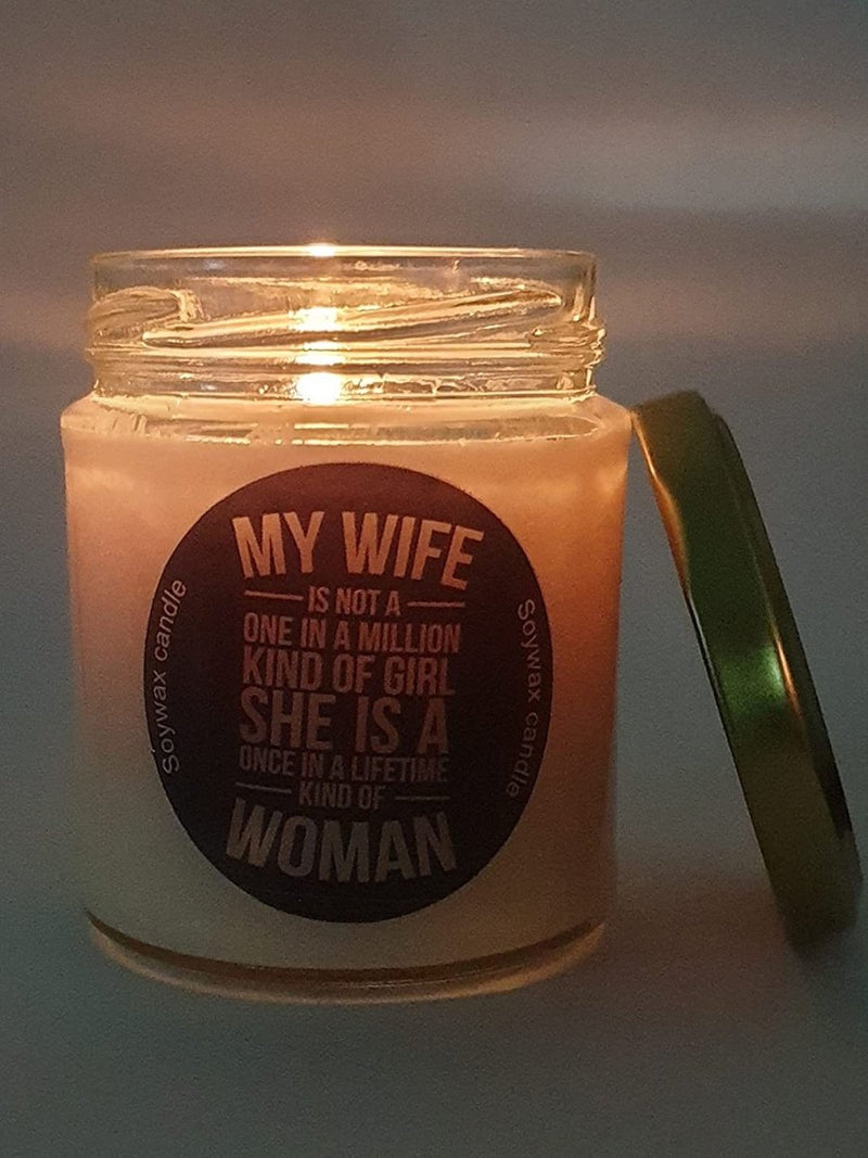 Buy Naturals Scented Candle- To My Wife | Shop Verified Sustainable Candles & Fragrances on Brown Living™