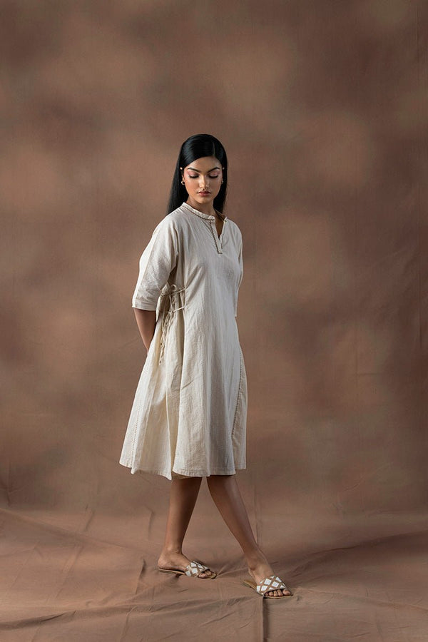 Buy Nazaah Organic Cotton Flared Dress | Shop Verified Sustainable Products on Brown Living