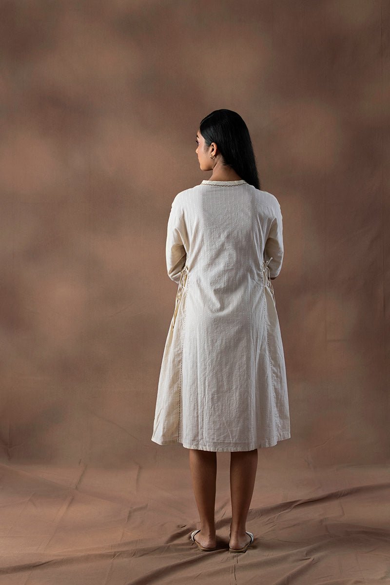 Buy Nazaah Organic Cotton Flared Dress | Shop Verified Sustainable Products on Brown Living