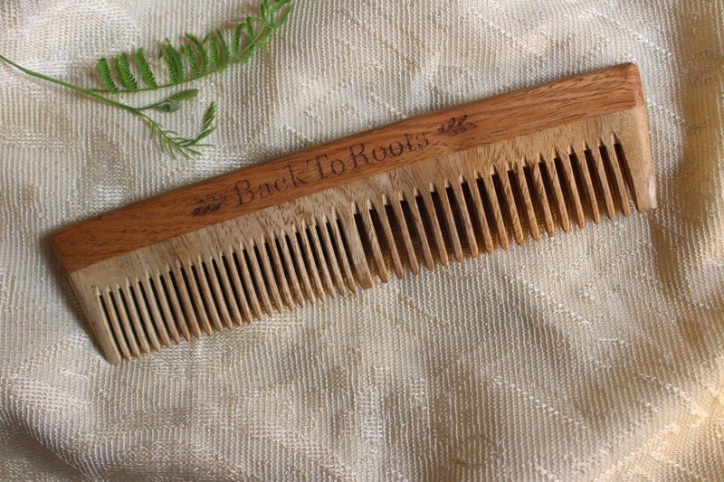 Buy Neem Comb | Dual Toothed Comb | Full Size | Shop Verified Sustainable Hair Comb on Brown Living™