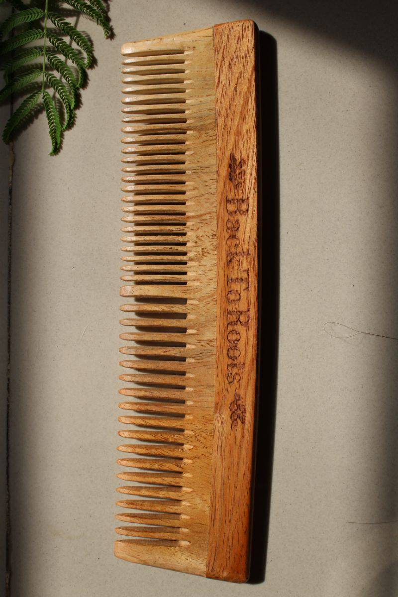 Buy Neem Comb | Dual Toothed Comb | Full Size | Shop Verified Sustainable Hair Comb on Brown Living™