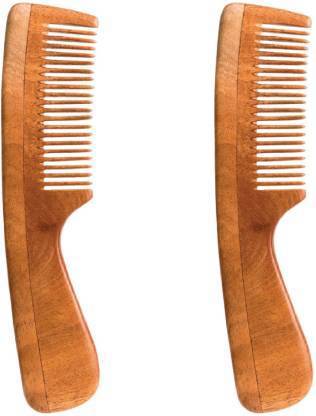 Buy Neem Comb - Fine Tooth -for setting your hair - Pack of 2 Online on ...