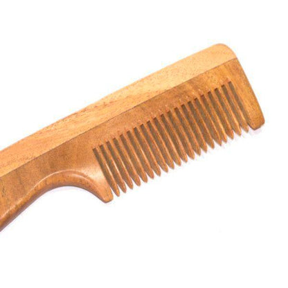 Neem Comb - Fine Tooth - for setting your hair - Pack of 2 | Verified Sustainable by Brown Living™