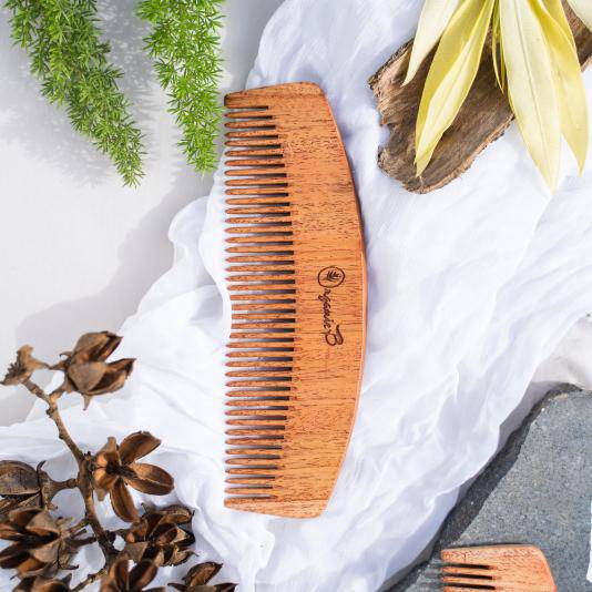 Buy Neem Comb for Detangling | Shop Verified Sustainable Hair Comb on Brown Living™