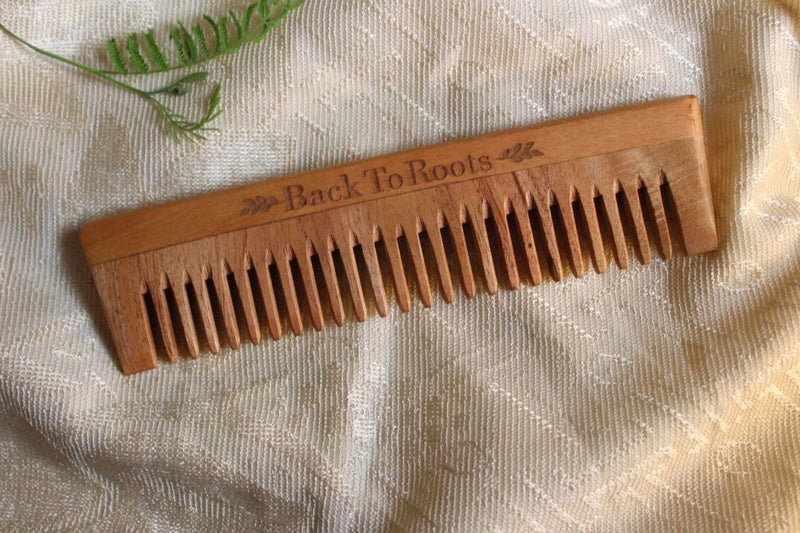 Buy Neem Comb | Normal Toothed Comb | Full Size | Shop Verified Sustainable Hair Comb on Brown Living™