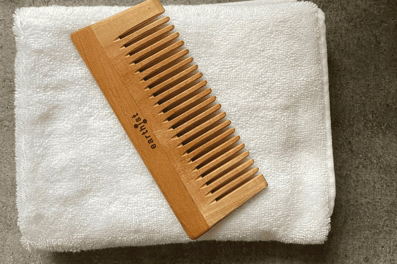 Buy Neem detangler + beard comb combo -Ecofriendly | Personal care | Shop Verified Sustainable Products on Brown Living
