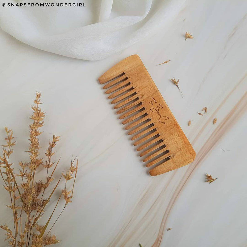 Buy Neem Detangling Comb | Shop Verified Sustainable Products on Brown Living