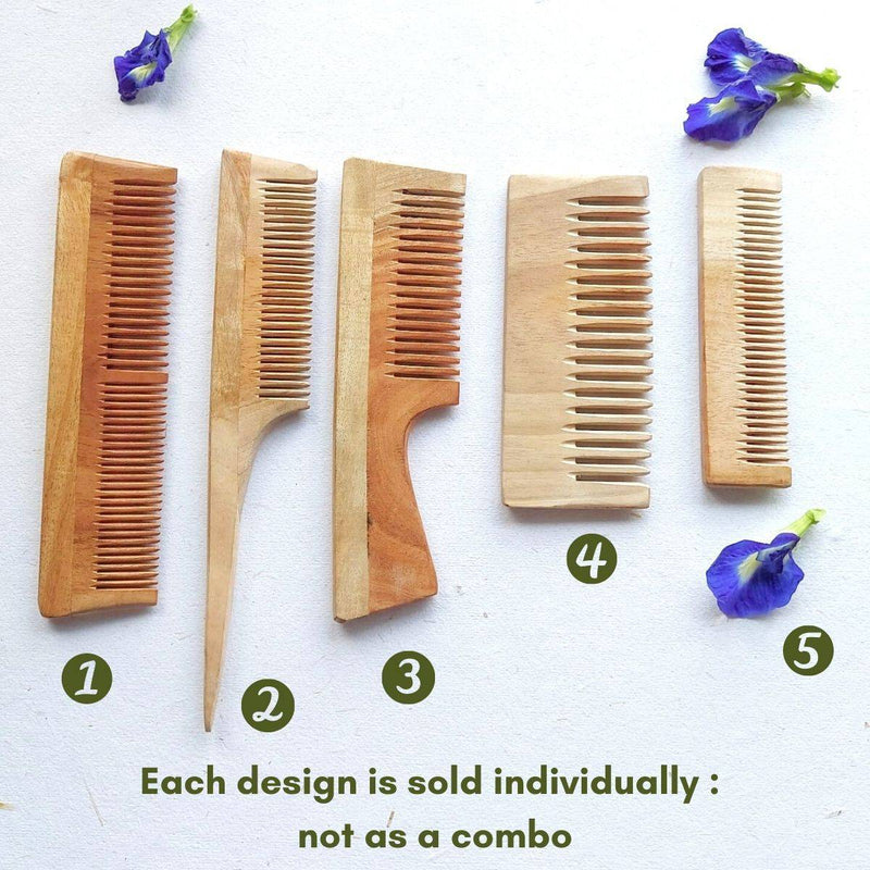 Buy Neem Hair Comb | Shop Verified Sustainable Products on Brown Living