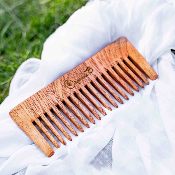 Buy Neem Shampoo Comb and Detangling comb | Shop Verified Sustainable Hair Comb on Brown Living™