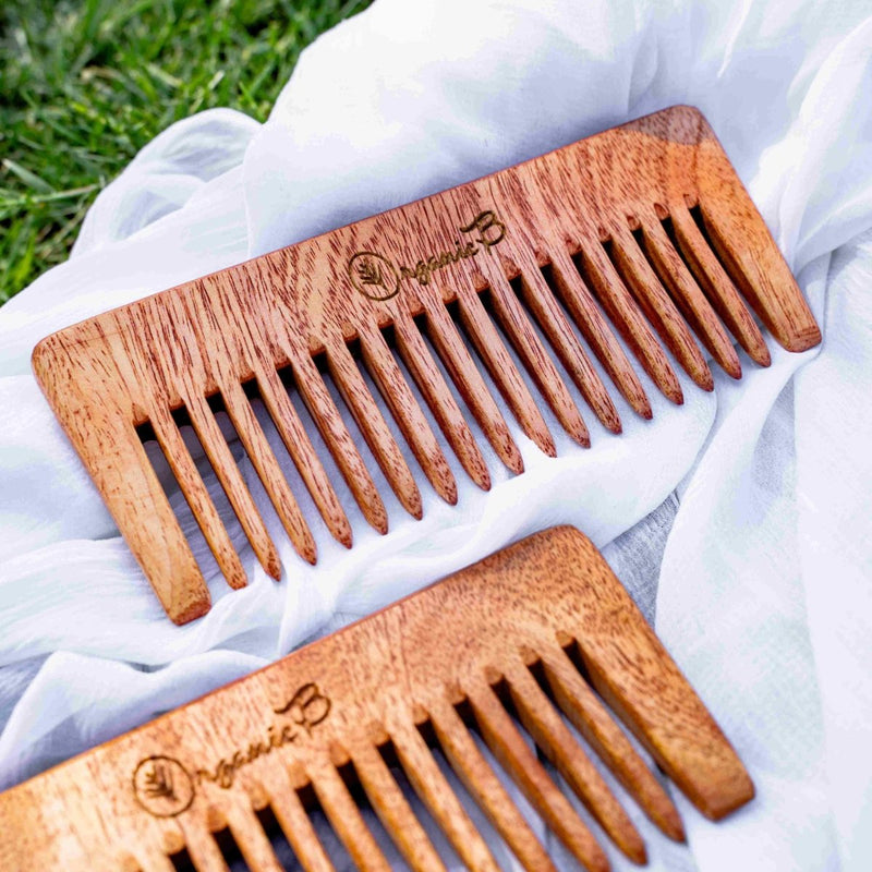 Buy Neem Shampoo Comb and Detangling comb | Shop Verified Sustainable Hair Comb on Brown Living™