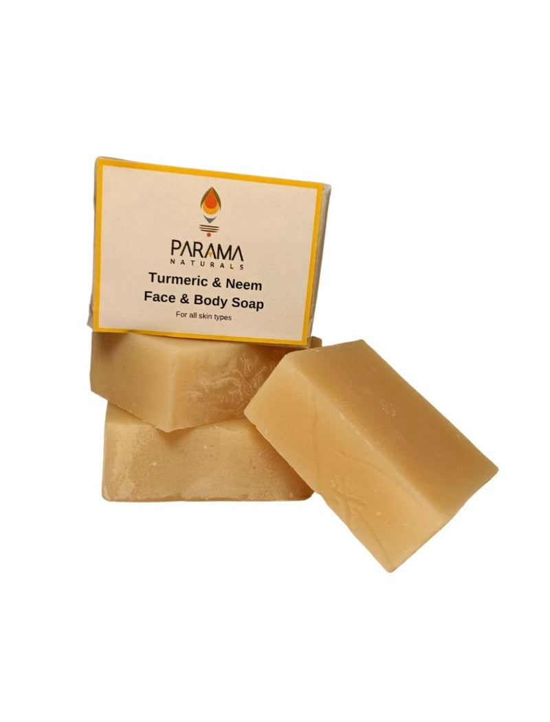 Buy Neem-Turmeric Soap (80g) | Shop Verified Sustainable Bath Accessories on Brown Living™