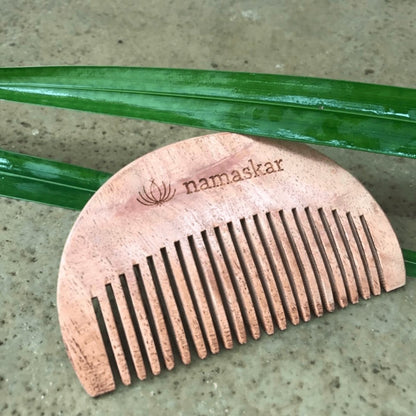 Neem Wood Beard Comb | Growth & Styling | Verified Sustainable by Brown Living™