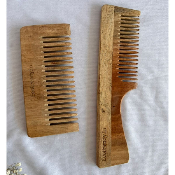 Buy Neem wood comb | Shop Verified Sustainable Hair Comb on Brown Living™