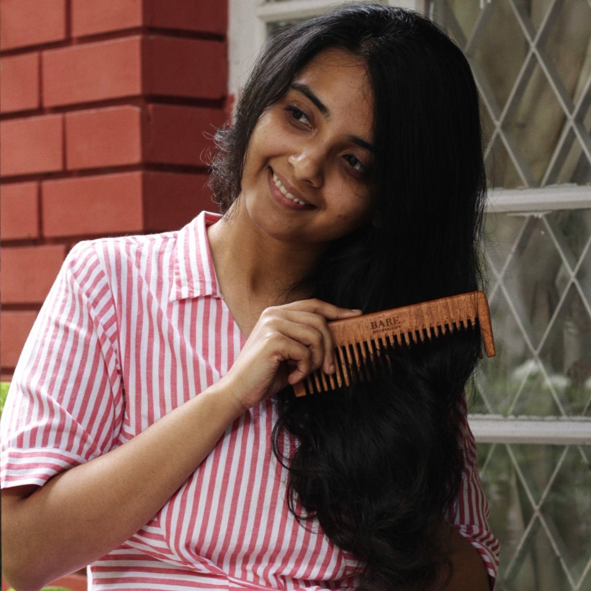 Neem Wood Comb (Pack of 2) | Verified Sustainable by Brown Living™