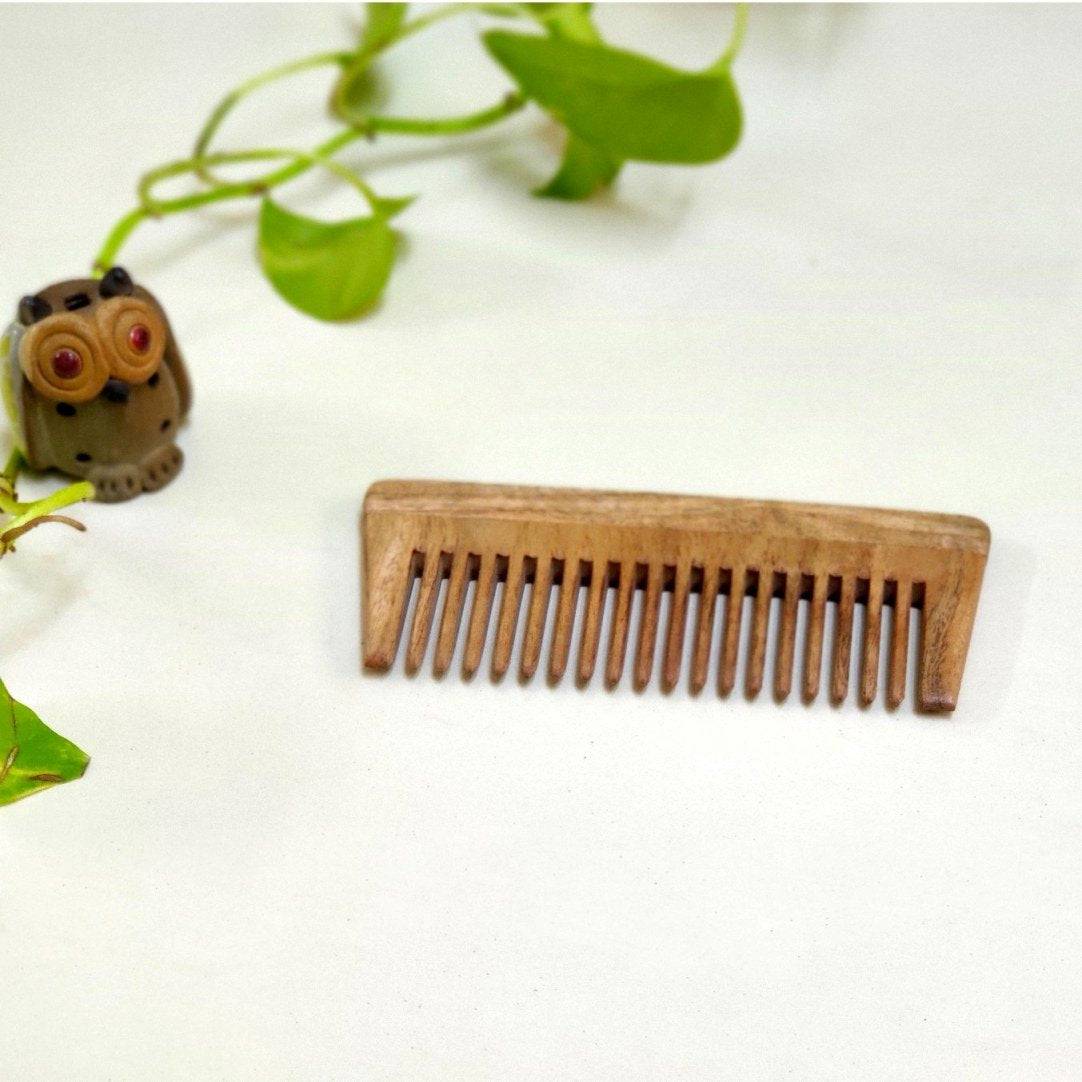 Neem Wood Comb - set of 3 | Verified Sustainable by Brown Living™