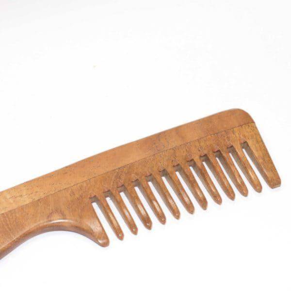 Neem Wood Comb - WideTooth - Pack of 2 | Verified Sustainable by Brown Living™